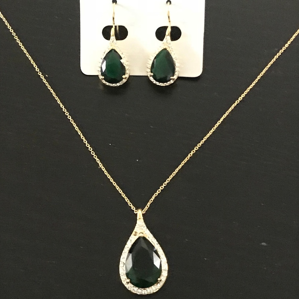 Green crystal cocktail set